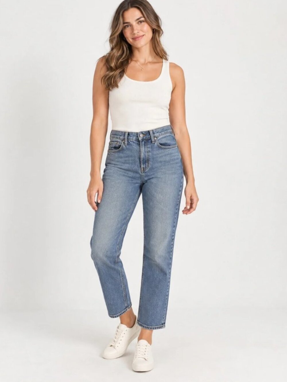 High Rise Straight Leg Jean - Banana Republic
